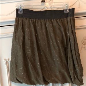 J Crew | Olive Green Sparkle Skirt